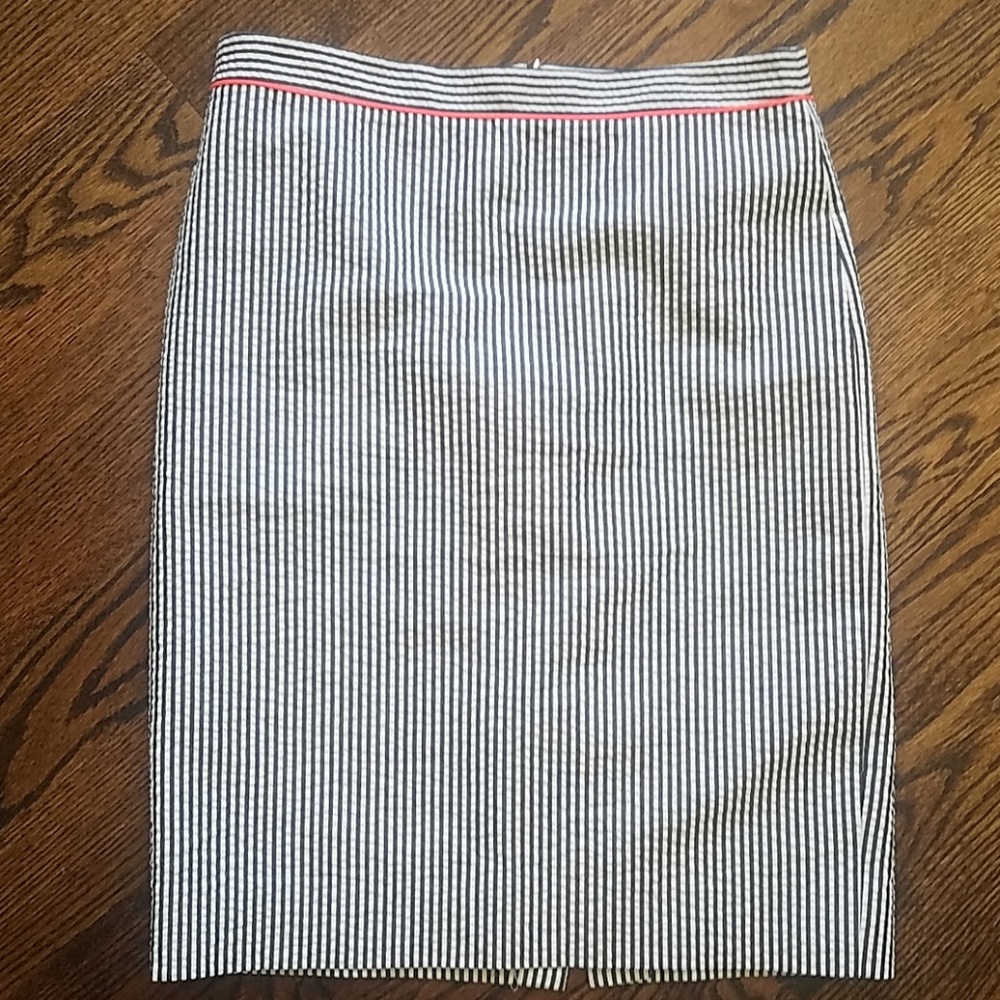 J.Crew Seersucker skirt